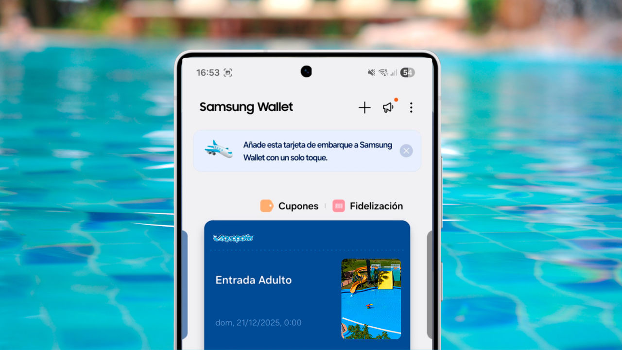 Samsung Wallet disponible en Aquopolis Cartaya